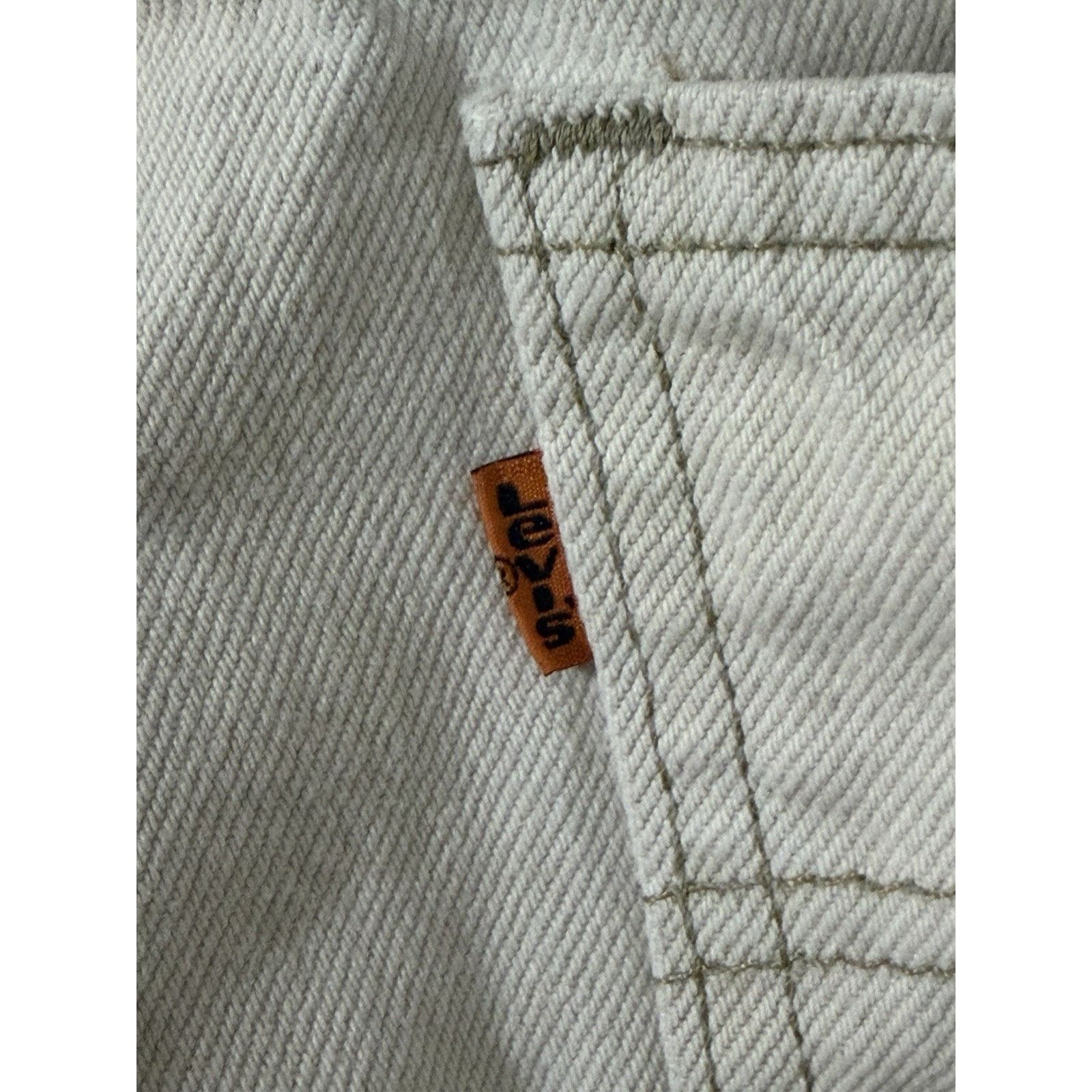 Levi's Vtg 90s Levis 550 Jeans 34x32 Fits 33x32 Relaxed Orange Tab Size US 34 / EU 50 - 5 Thumbnail