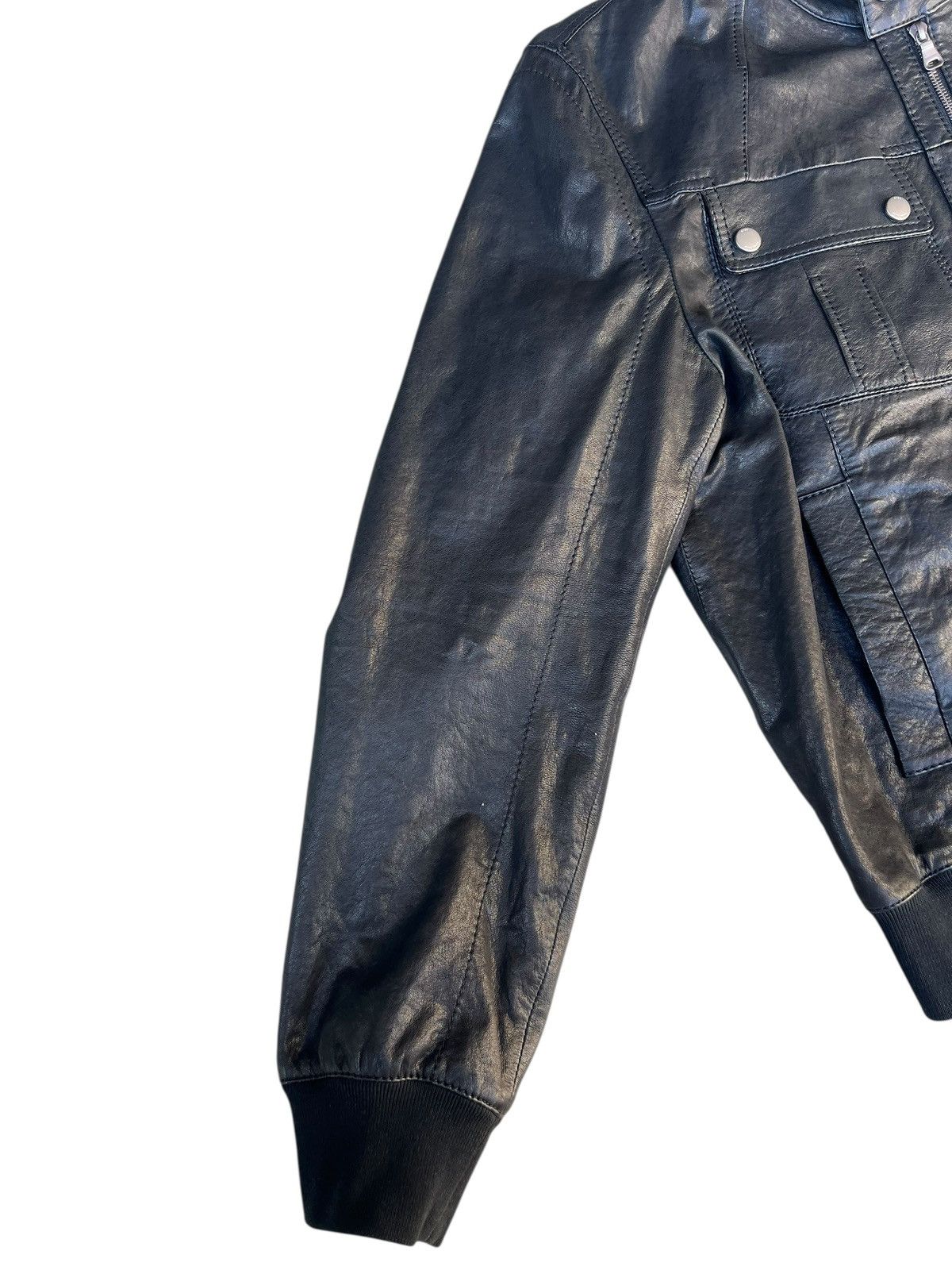 Hugo Boss Hugo Boss Italian Lamb Napa Leather Racer Jacket Size US M / EU 48-50 / 2 - 8 Thumbnail