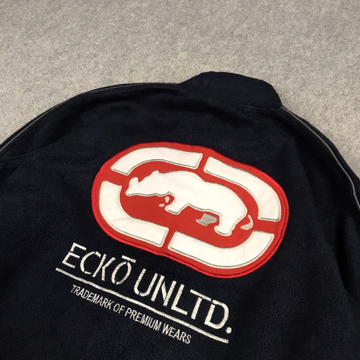 Ecko Unltd. × Japanese Brand ECKO UNLTD BIG DESIGN FLEECE ZIPPER JACKET Size US M / EU 48-50 / 2 - 6 Thumbnail