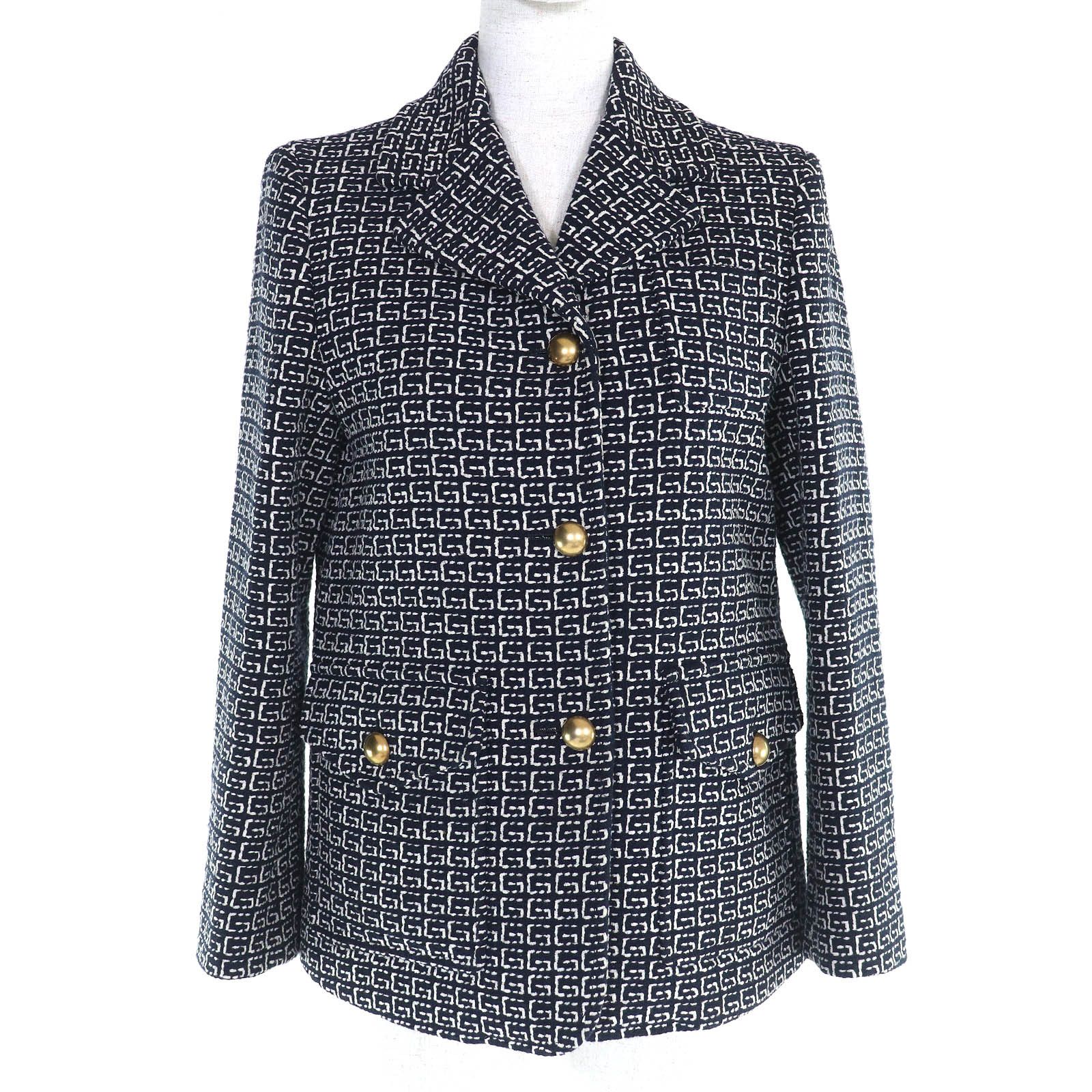 Gucci Gucci Gucci GG Signature Jacquard Wool Jacket Others Outerwear 597810 DUTY FREE for USA Size ONE SIZE - 1 Thumbnail