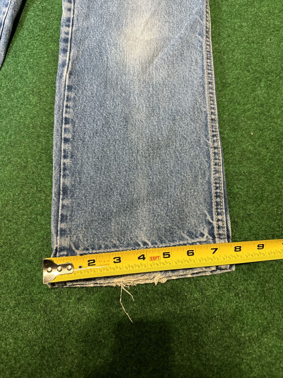 Calvin Klein × Vintage Vintage 80s 90s Calvin Klein Medium Wash Distressed Jeans Size 28" / US 6 / IT 42 - 8 Thumbnail