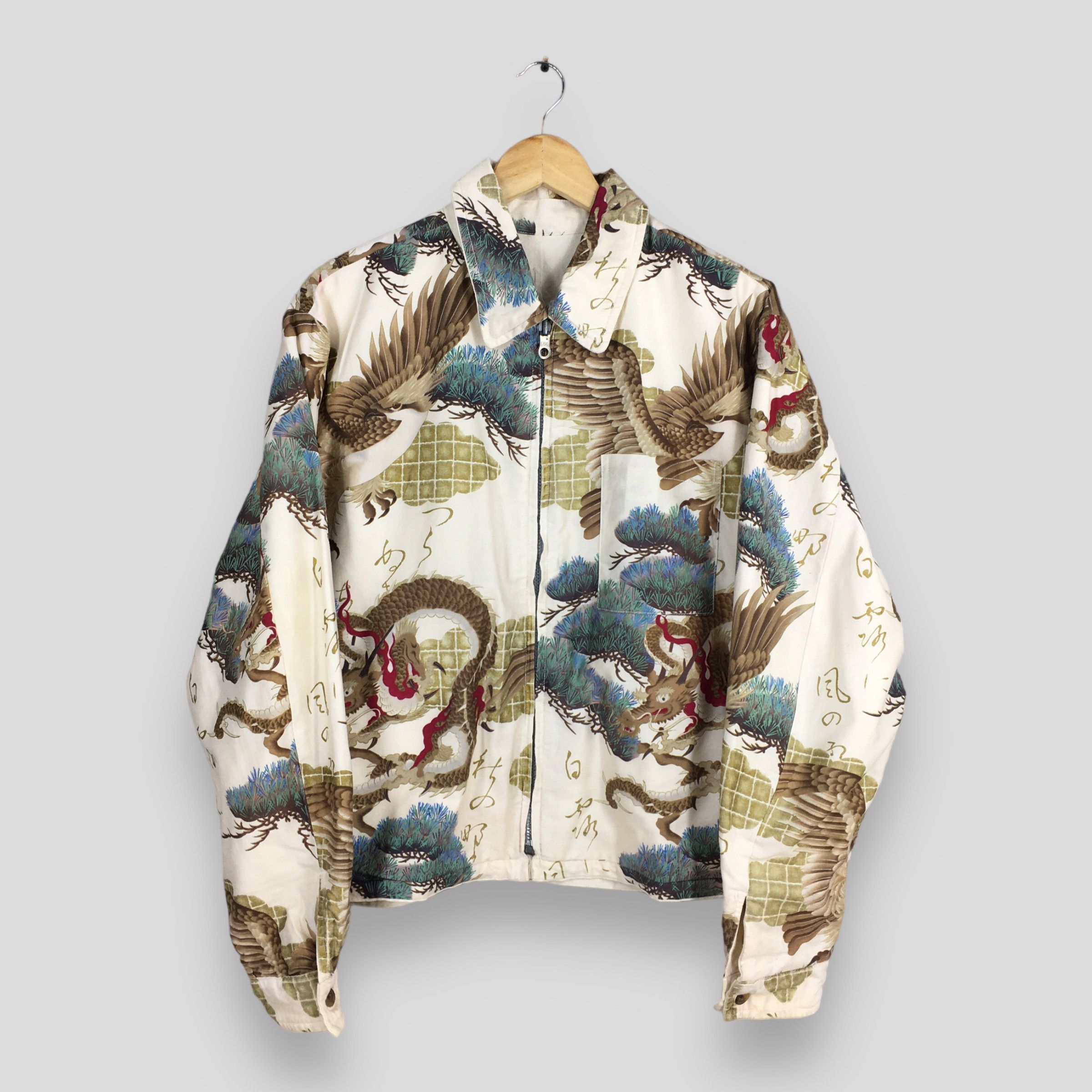 Vintage Vintage Sukajan Dragon Eagles Japan Bomber Jacket Medium Size US M / EU 48-50 / 2 - 1 Thumbnail