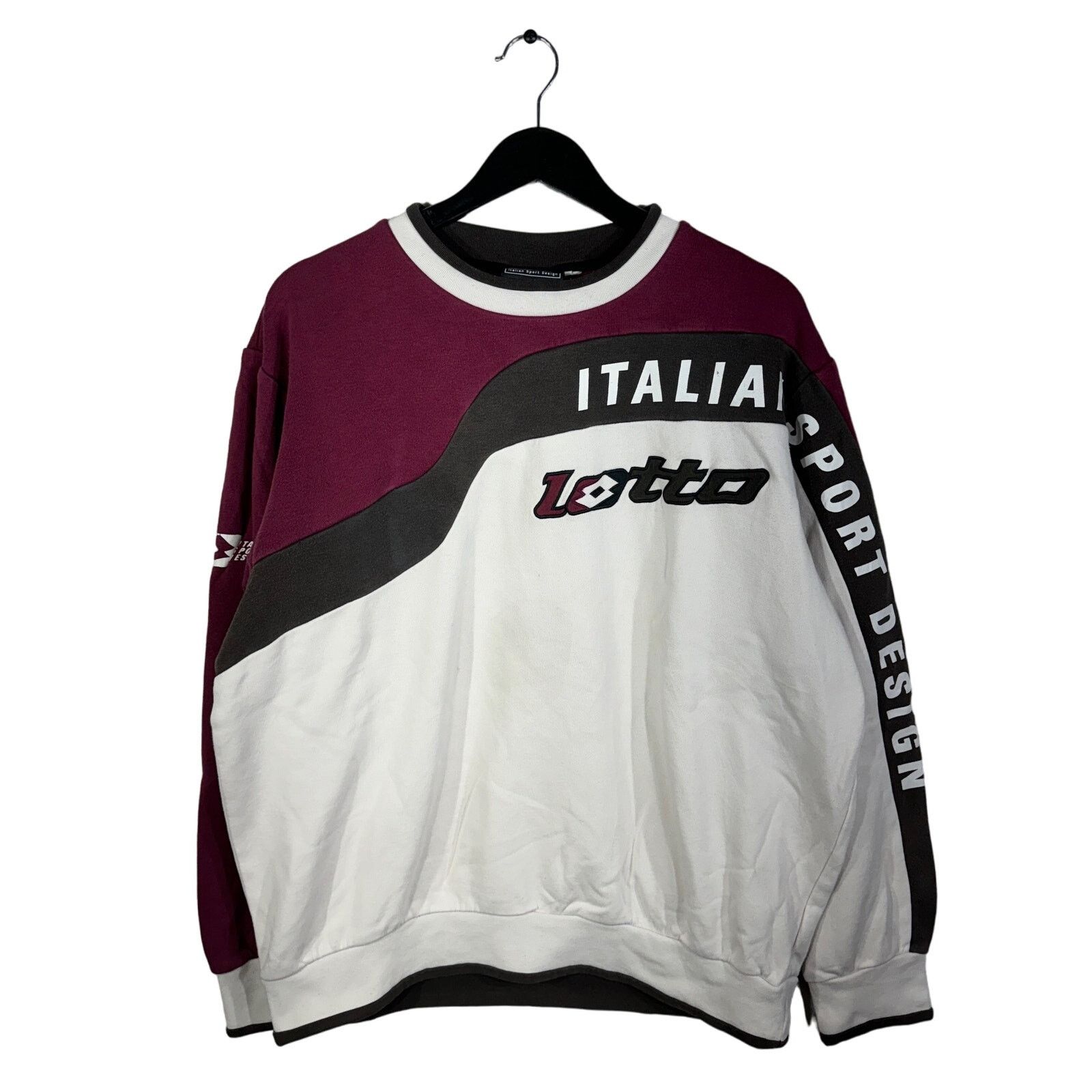 Lotto Sport Vintage Lotto Italia Embroidered Crewneck Size US XL / EU 56 / 4 - 1 Thumbnail