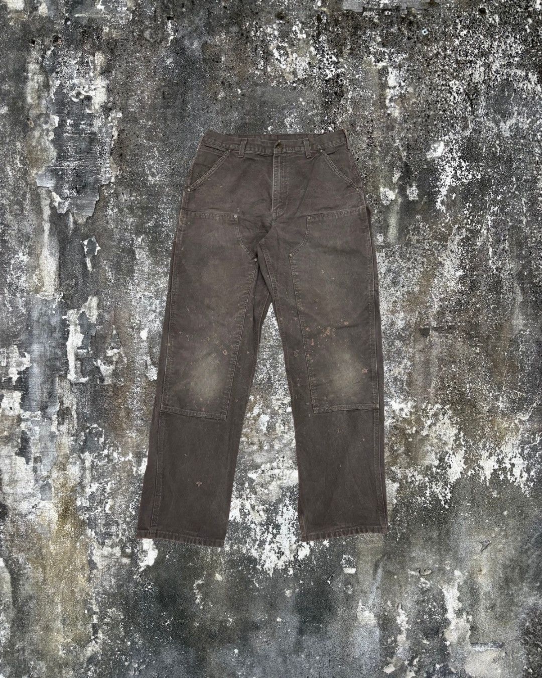 Carhartt Dark Brown Carhartt Double Knee Pants Size US 33 - 2 Thumbnail