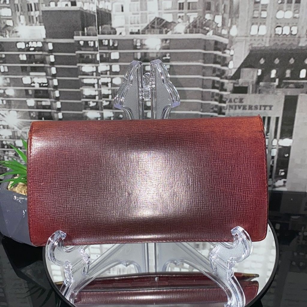 Cartier Authentic Cartier Leather Wallet Size ONE SIZE - 6 Thumbnail