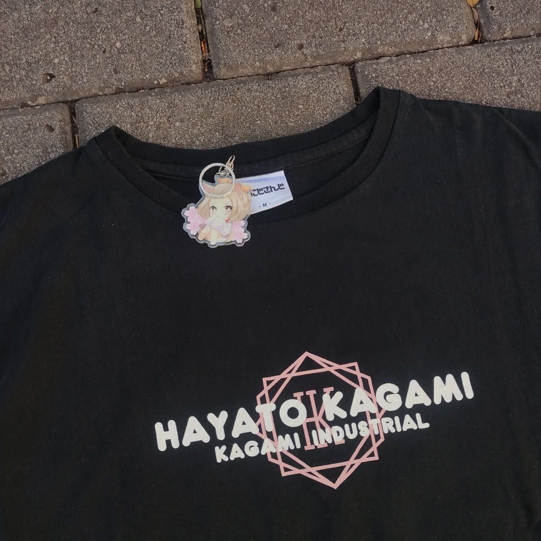 Anime Nijisanji Hayato Kagami Vtuber Tee Size US M / EU 48-50 / 2 - 2 Thumbnail