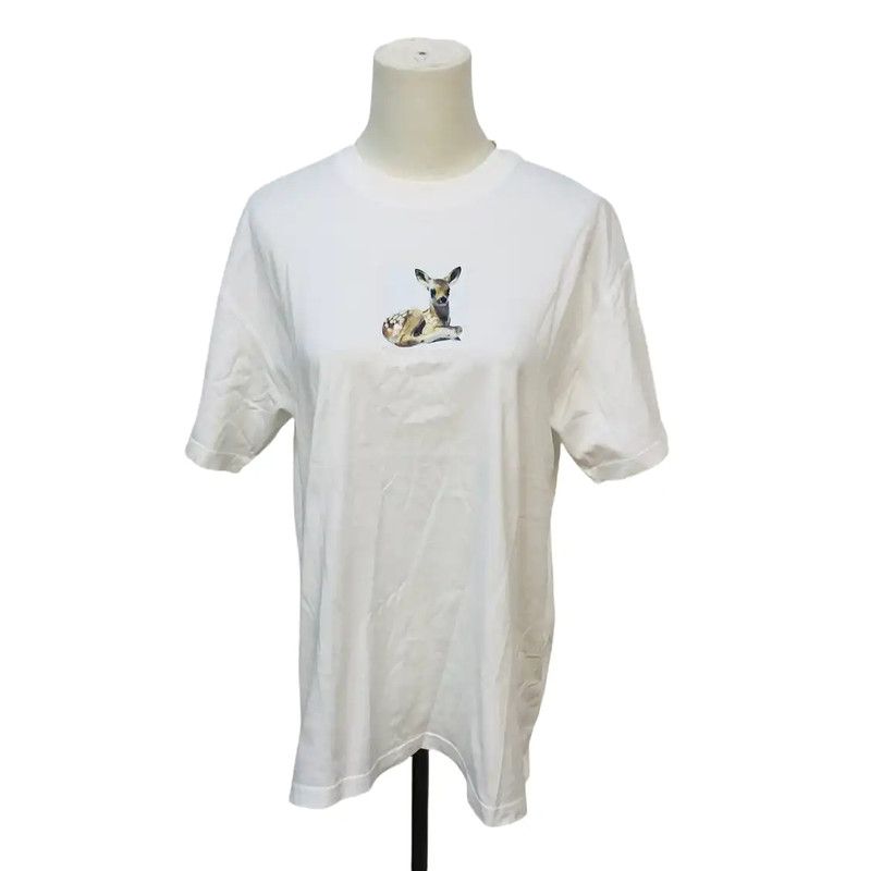 Burberry Burberry White Cotton Women's T-Shirt Size S / US 4 / IT 40 - 1 Thumbnail