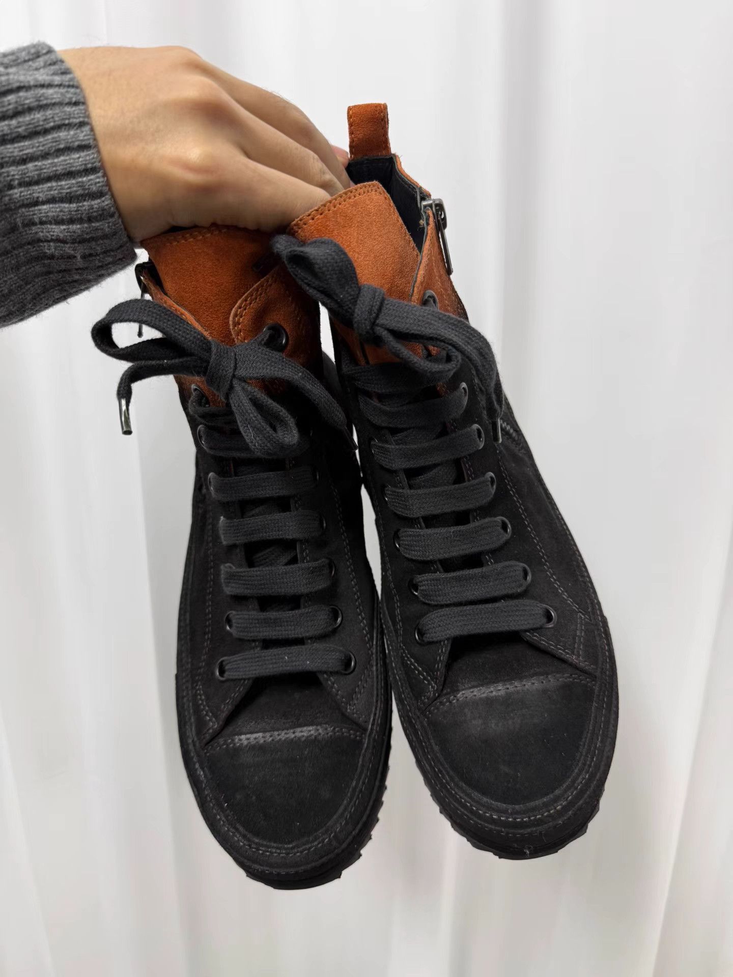 Ann Demeulemeester Ann Demeulemeester Double Zip Platform Sneakers K20 Size US 8 / EU 41 - 2 Thumbnail