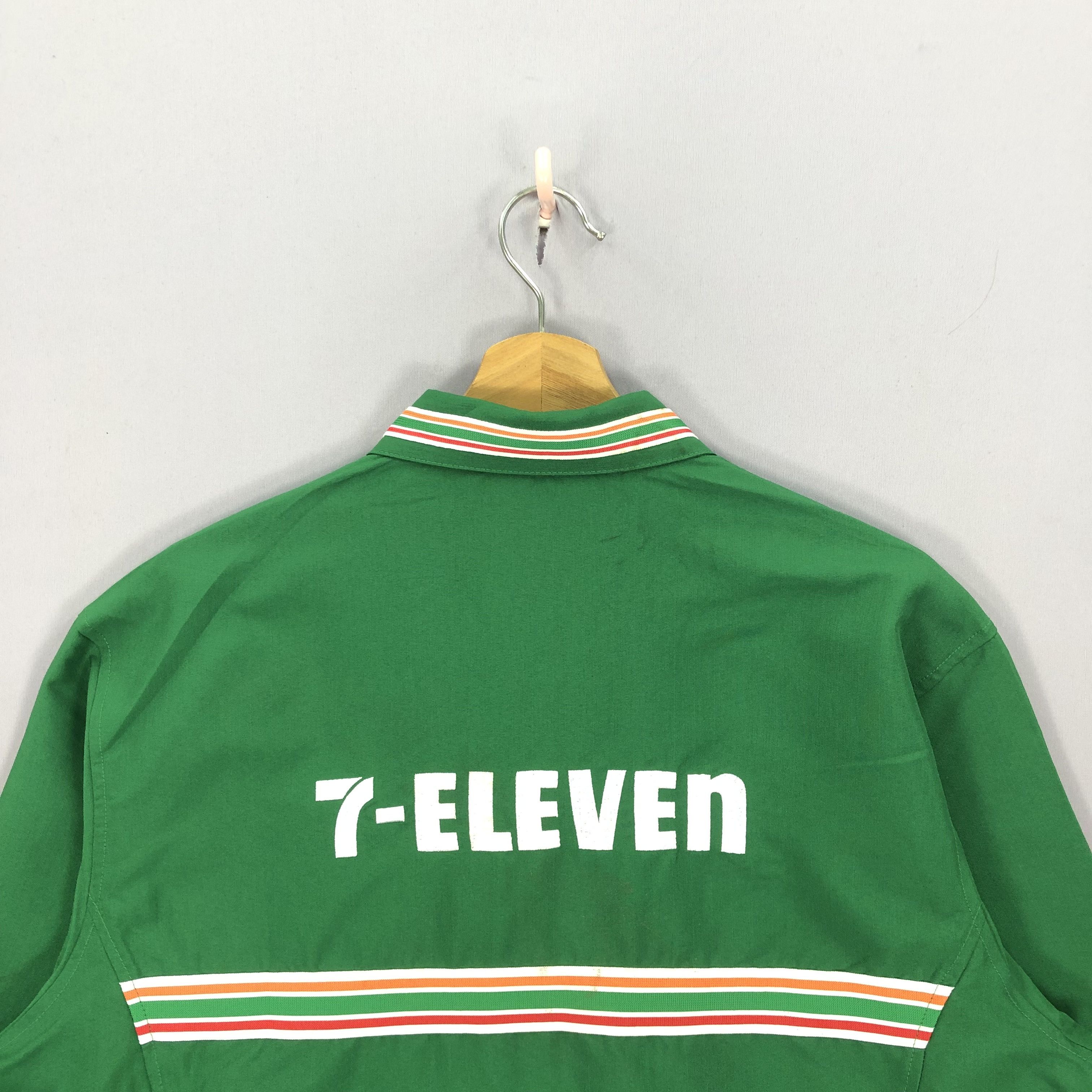 Japanese Brand × Vintage Vintage Seven Eleven 7E Workers Shirt Jacket Size US L / EU 52-54 / 3 - 8 Thumbnail