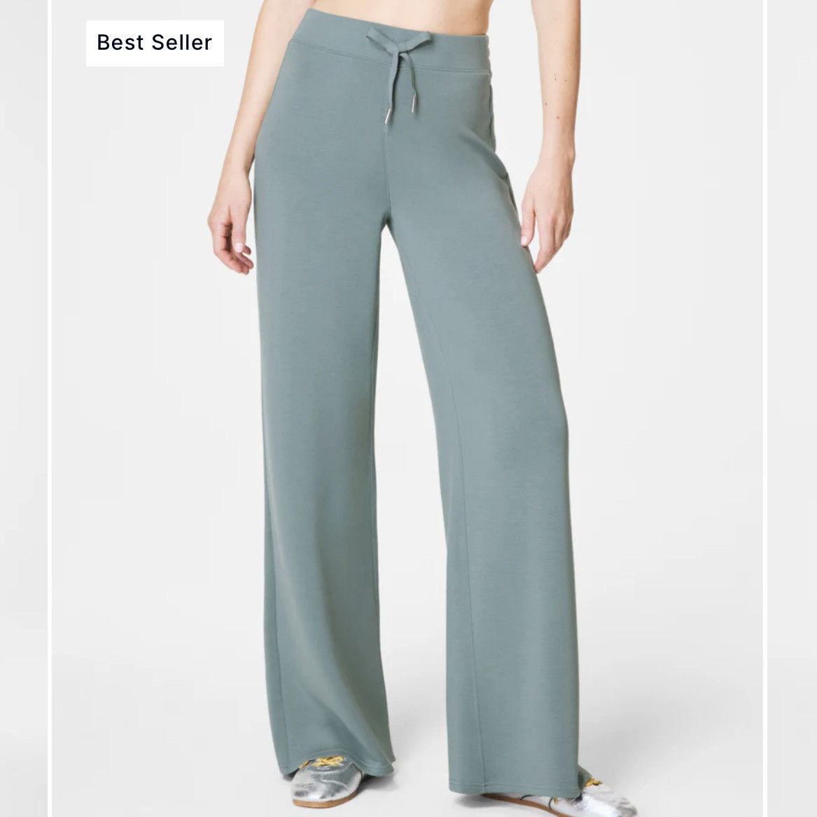 Spanx AirEssentials Wide Leg Petite Pants Size 34" / US 12 / IT 48 - 5 Thumbnail