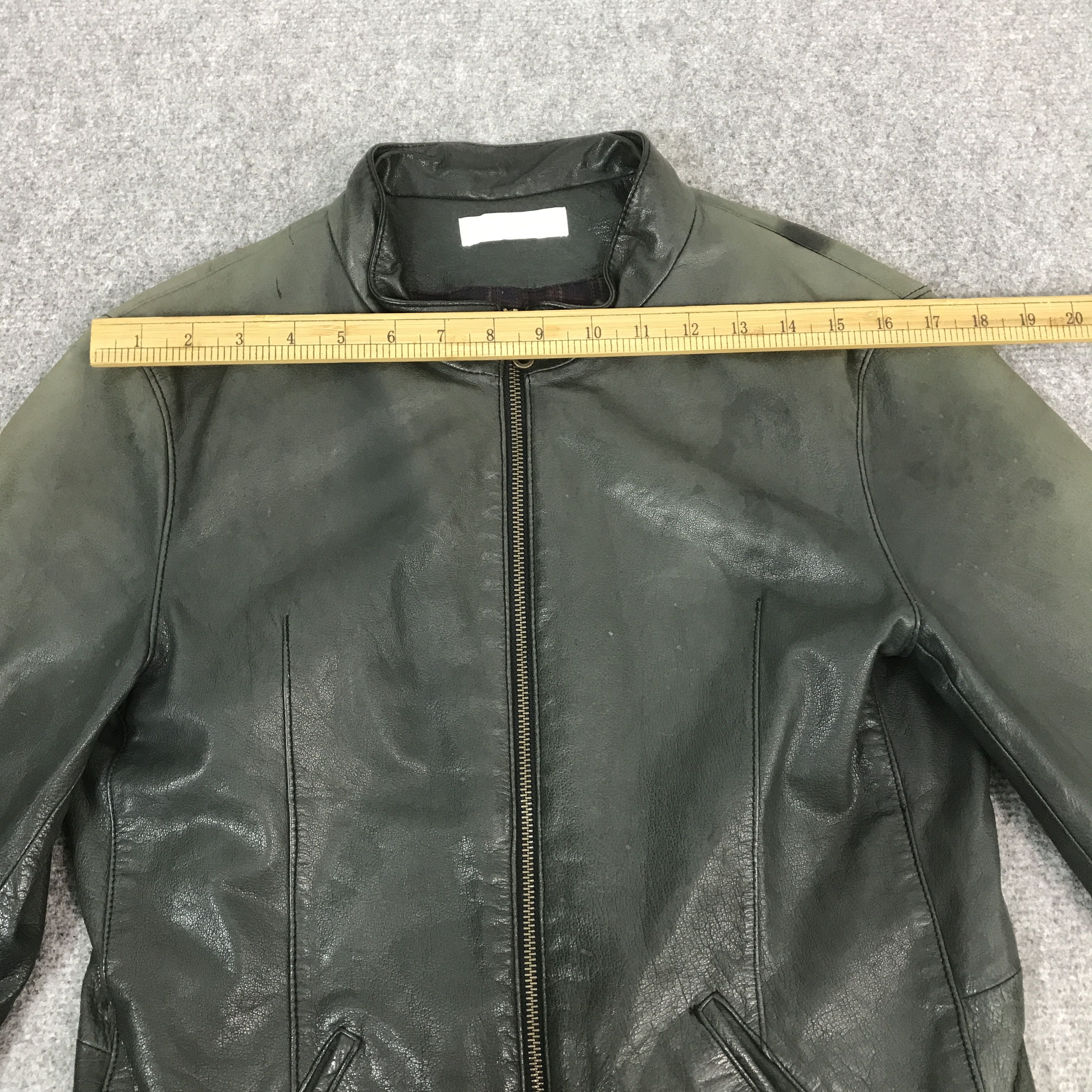 If Six Was Nine lui's leather faded jacket biker style K66B10 Size US M / EU 48-50 / 2 - 5 Thumbnail