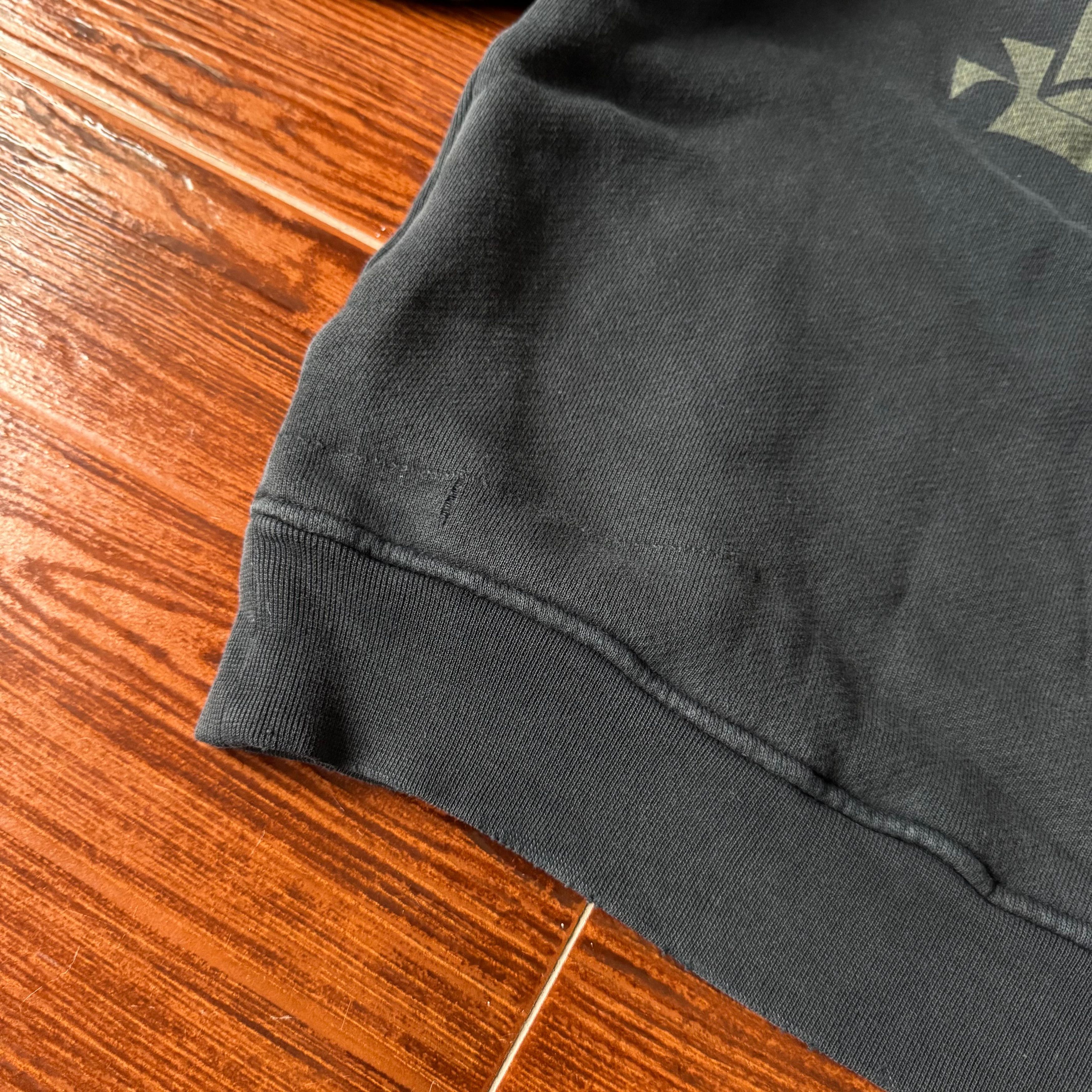 Askyurself Washed Black Banned Repaired Logo Oversized Raglan Hoodie Size US S / EU 44-46 / 1 - 9 Thumbnail