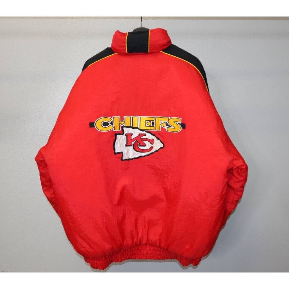 Vintage 90s Kansas City Chiefs Bomber Jacket - Logo Athletic