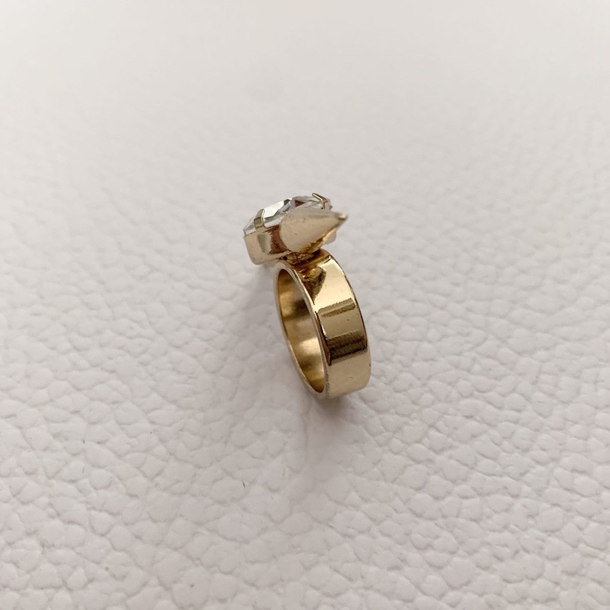 Jewelry Double spike crystal ring Size ONE SIZE - 6 Thumbnail