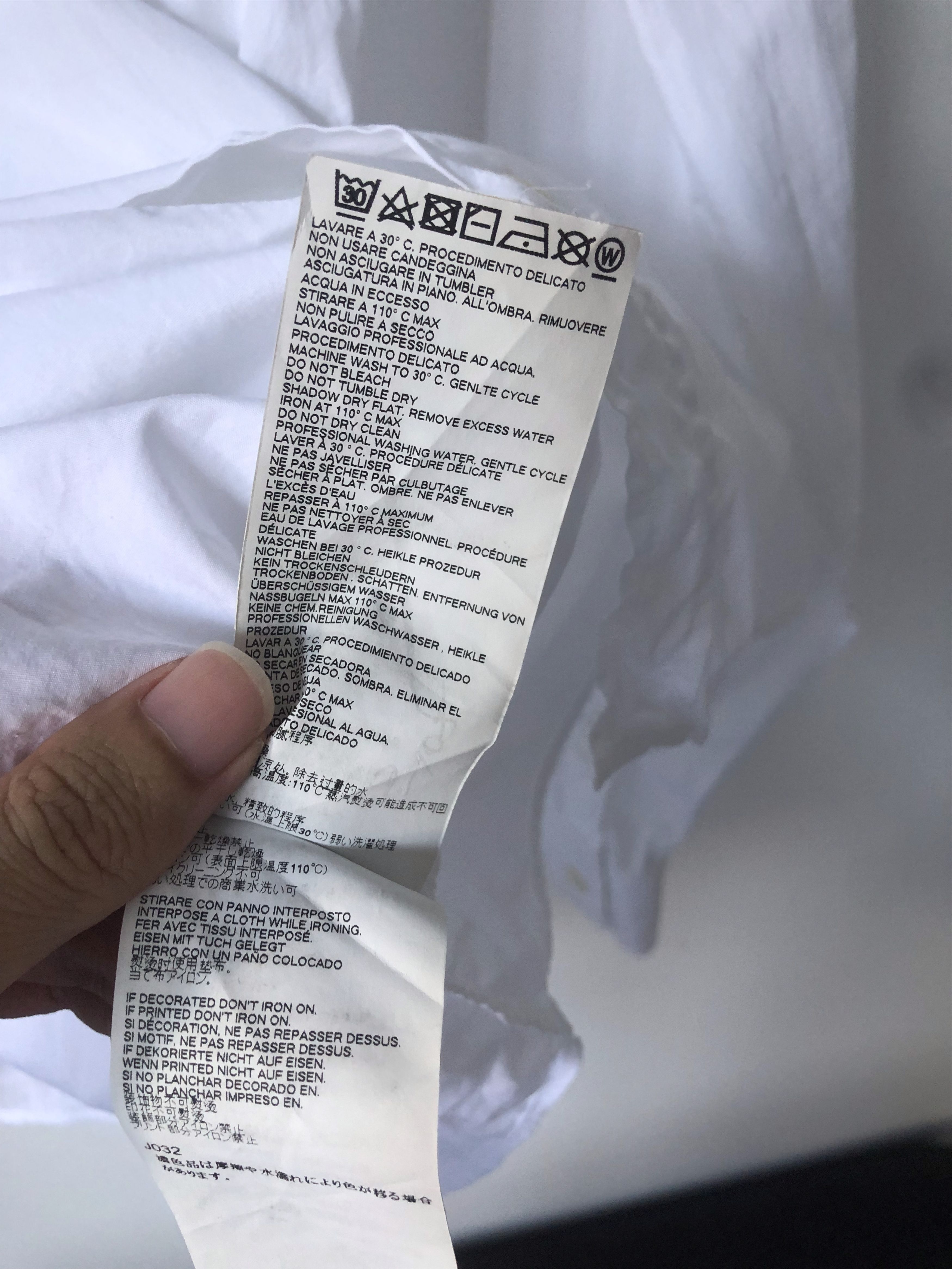 Maison Margiela white shirt Size US XS / EU 42 / 0 - 5 Thumbnail