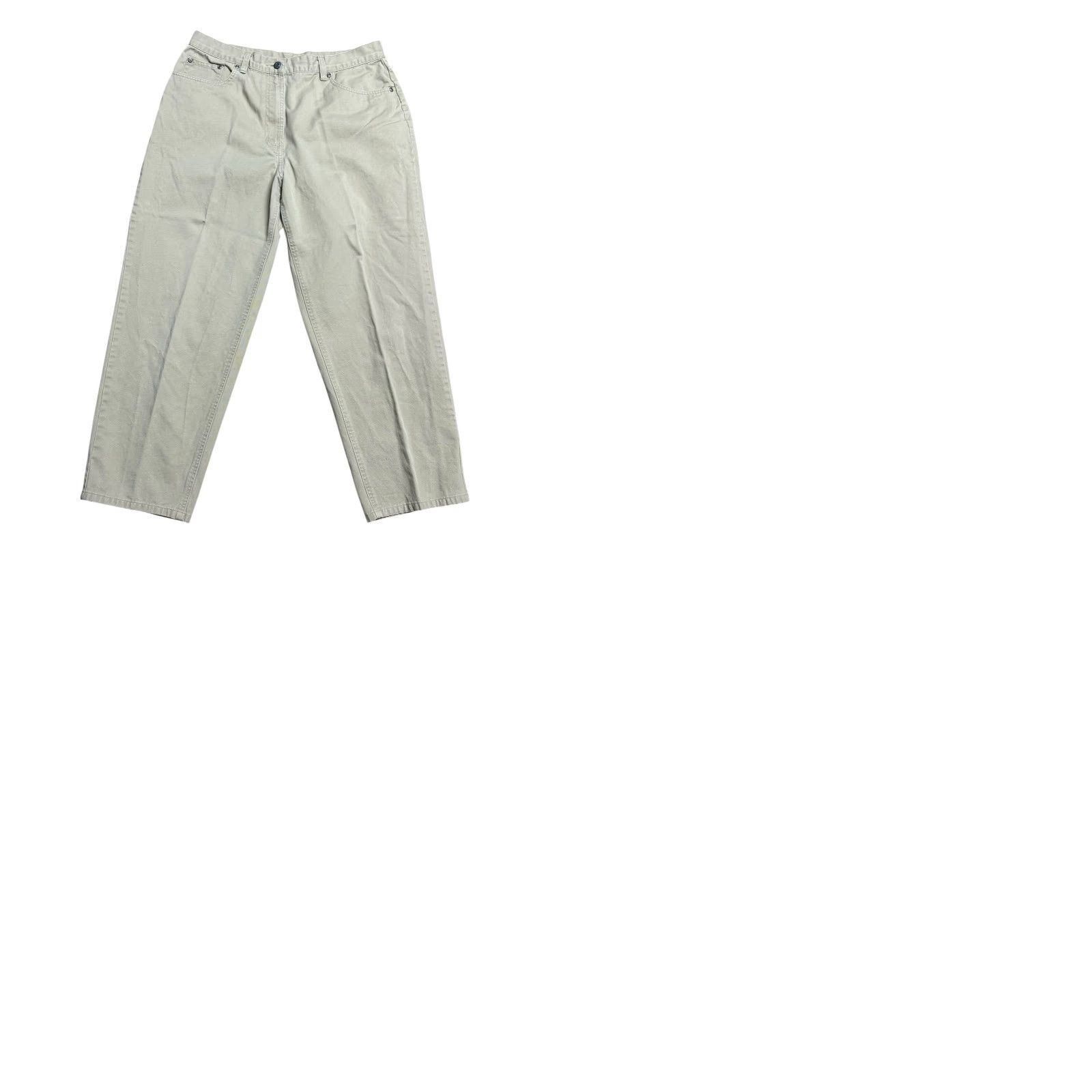 Vintage VINTAGE L.L. Bean Pants Women Sz 16P Khaki High Waist Mom 90s Hong Kong Pants Size 38" / US 16 / IT 52 - 10 Thumbnail