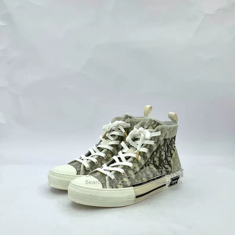 Dior Dior Colour-blocked logo printed lacing casual flat high-t Size US 11 / EU 44 - 1 Thumbnail