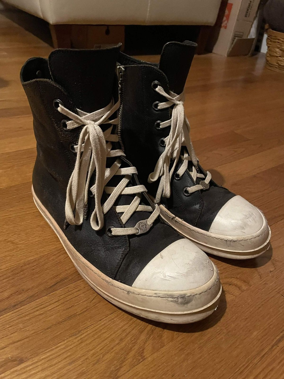 Chrome Hearts × Rick Owens Chrome Hearts Rick Owens Ramones 45 Size US 12 / EU 45 - 8 Thumbnail