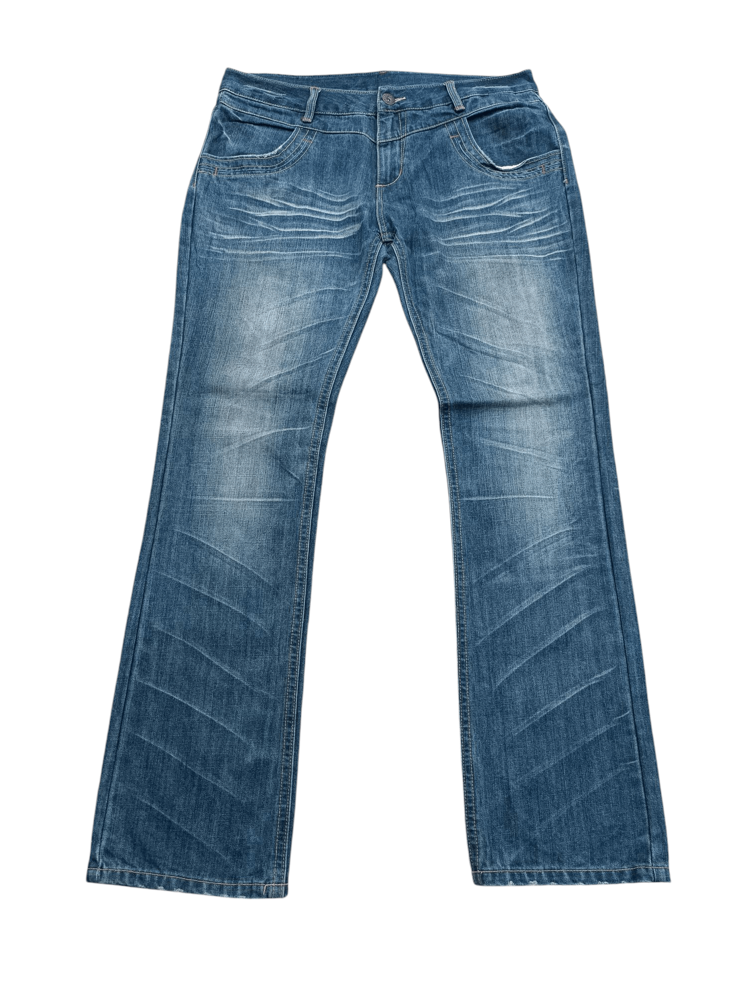 Japanese Brand RARE JAPANESE BRAND FADED CLAWMARK STUD DENIM E261 Size US 36 / EU 52 - 1 Thumbnail