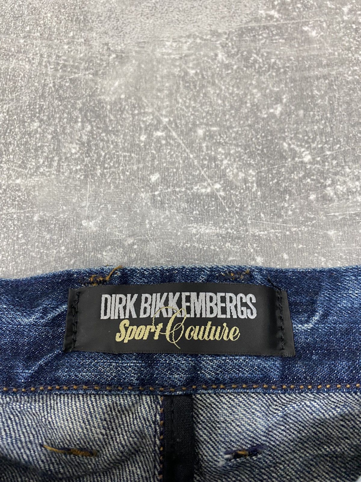 Designer × Dirk Bikkembergs Dirk Bikkembergs Sport Couture Cut Raw Denim Jeans Size US 34 / EU 50 - 24 Thumbnail