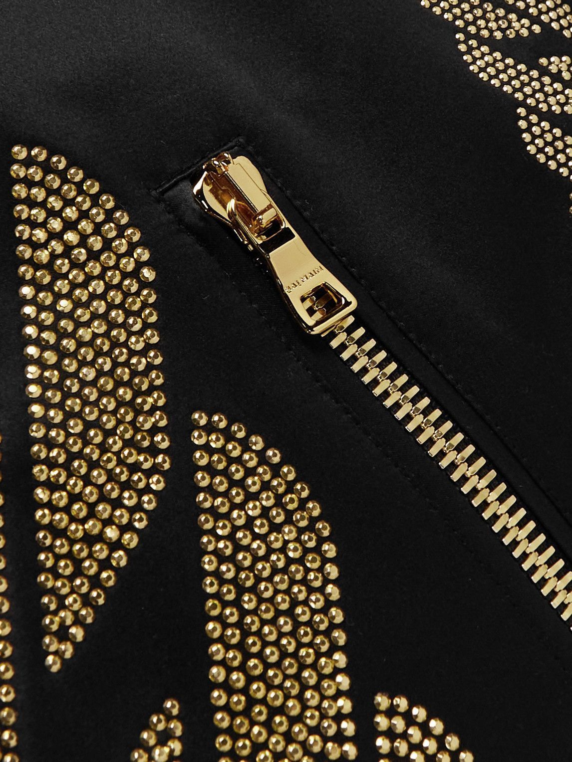 Balmain o1y0426 Bomber Jacket in Black/Gold Size US M / EU 48-50 / 2 - 2 Thumbnail