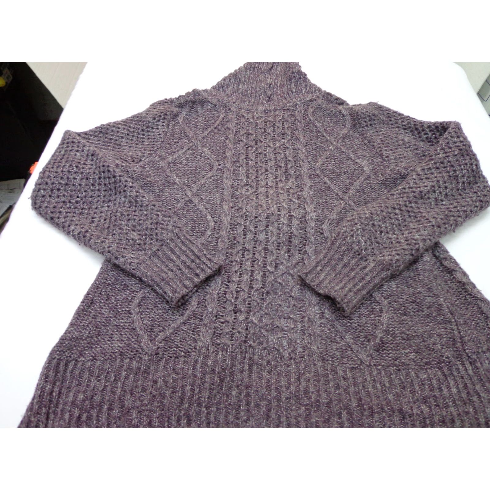 Vintage Sonoma Cardigan Sweater Ladies Size L Purple Solid Cardigan Brand Sonoma Size L / US 10 / IT 46 - 6 Thumbnail