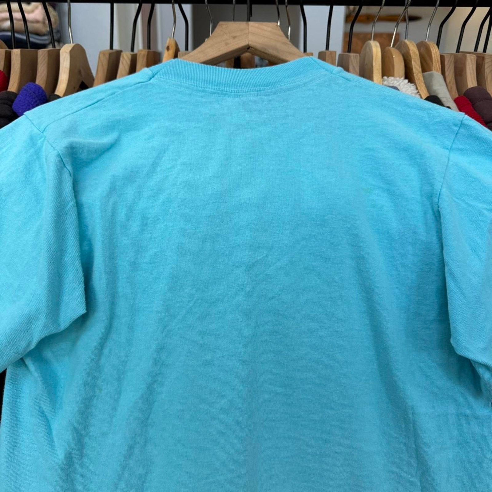 Fruit Of The Loom Vintage 90s Fruit of the Loom Single Stitch Blank T-Shirt Size US M / EU 48-50 / 2 - 8 Thumbnail