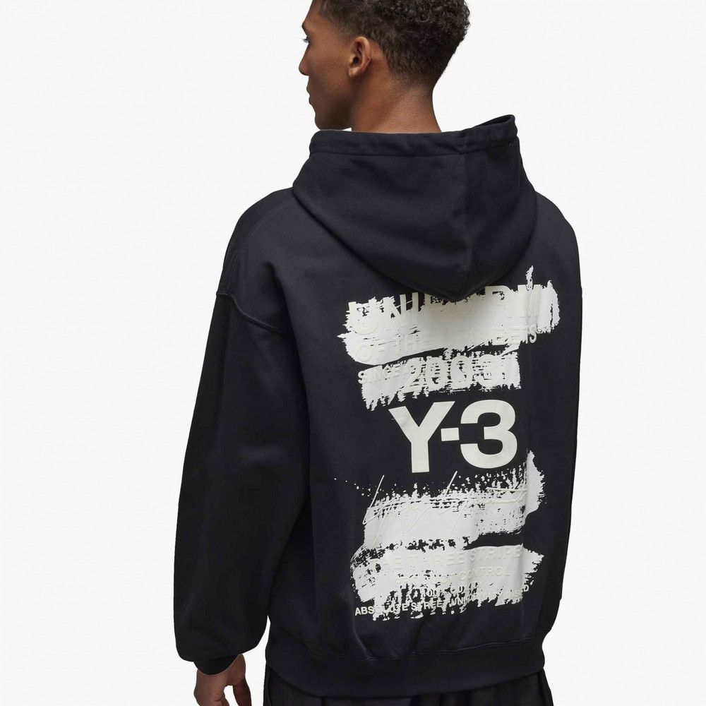 Y-3 o1s22i1n0125 Cotton Hoodie in Black Size US M / EU 48-50 / 2 - 6 Thumbnail