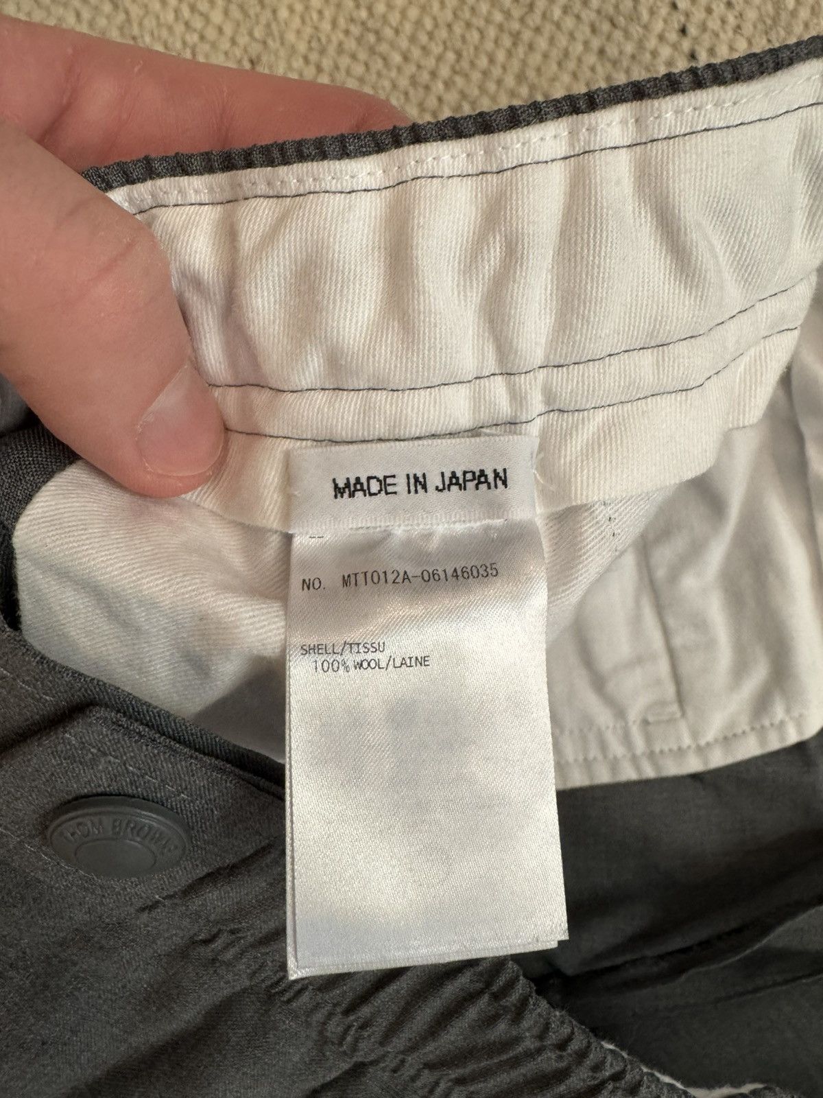 Thom Browne Thom Browne Wool Pants Elasticated Waist with Bar Stripes Size US 36 / EU 52 - 6 Thumbnail