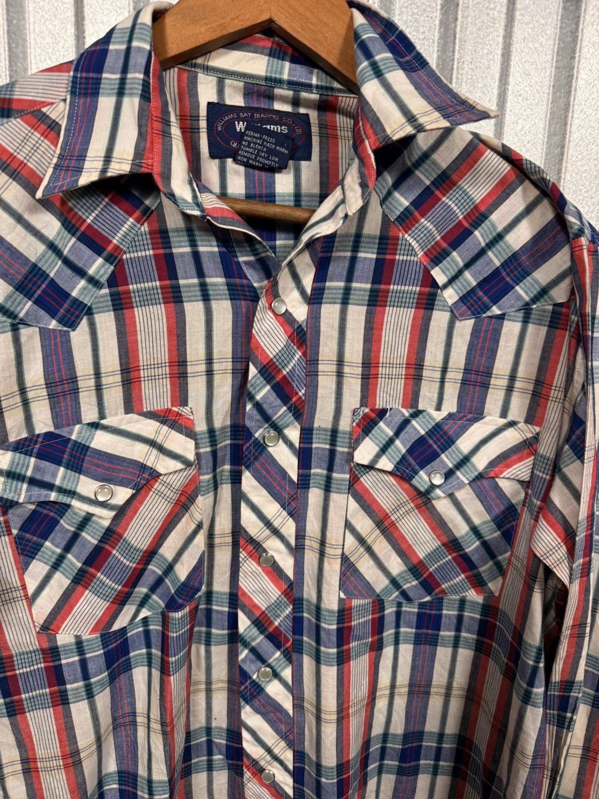 Other Vintage Pearl Snap Plaid Western Cowboy Button Up Shirt Size US M / EU 48-50 / 2 - 4 Thumbnail
