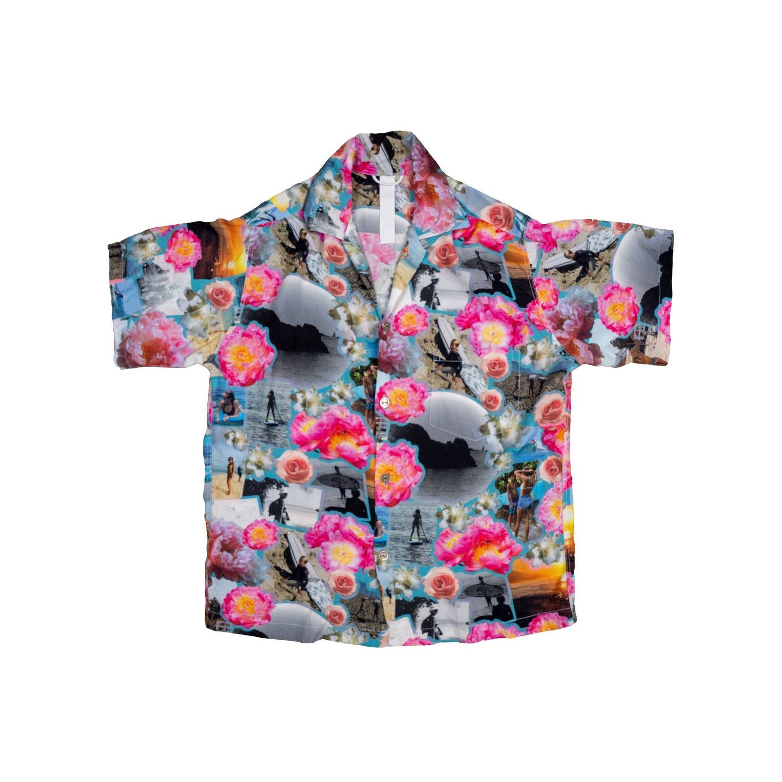 Chrome Hearts Hawaii Floral Silk Short Sleeve Shirt Size US M / EU 48-50 / 2 - 1 Thumbnail