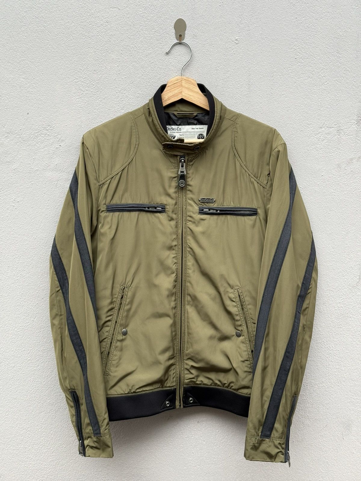Diesel DIESEL & CO Teflon Fabric Lined Bomber Jacket Size US M / EU 48-50 / 2 - 1 Thumbnail