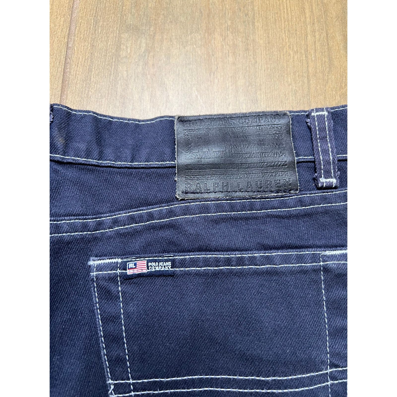 Vintage Polo Jeans Co. Ralph Lauren denim pants women Sz 14 35x27 Size 36" / US 14 / IT 50 - 11 Thumbnail