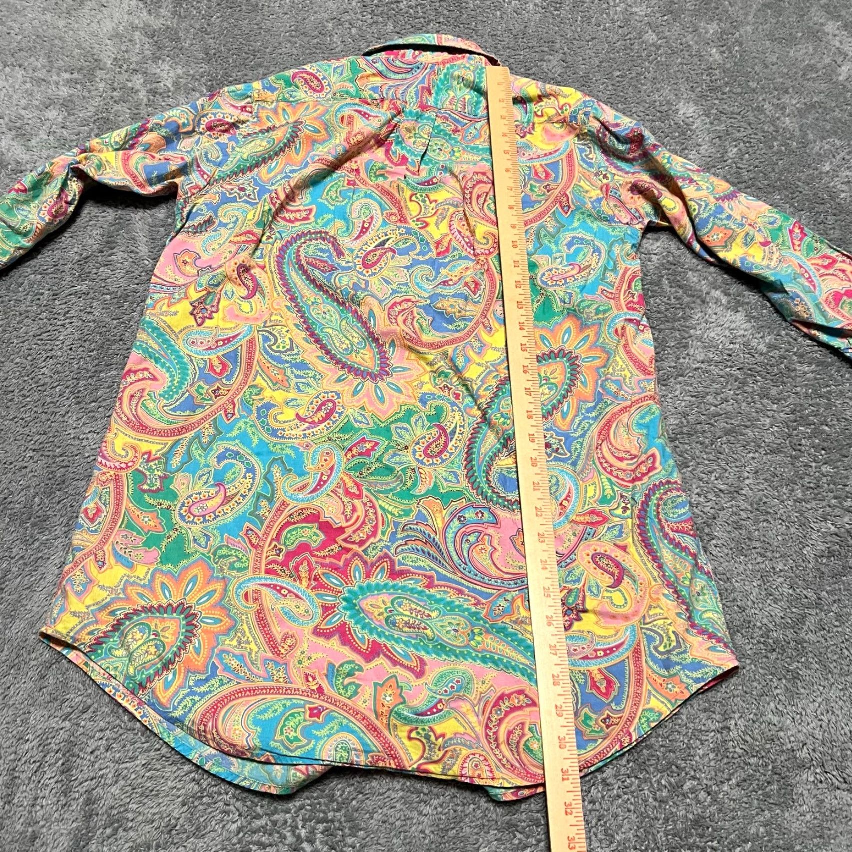 Ralph Lauren Lauren Ralph Lauren Button Up Cotton Nightgown Sleep Shirt Paisley Women Small Size S / US 4 / IT 40 - 5 Thumbnail