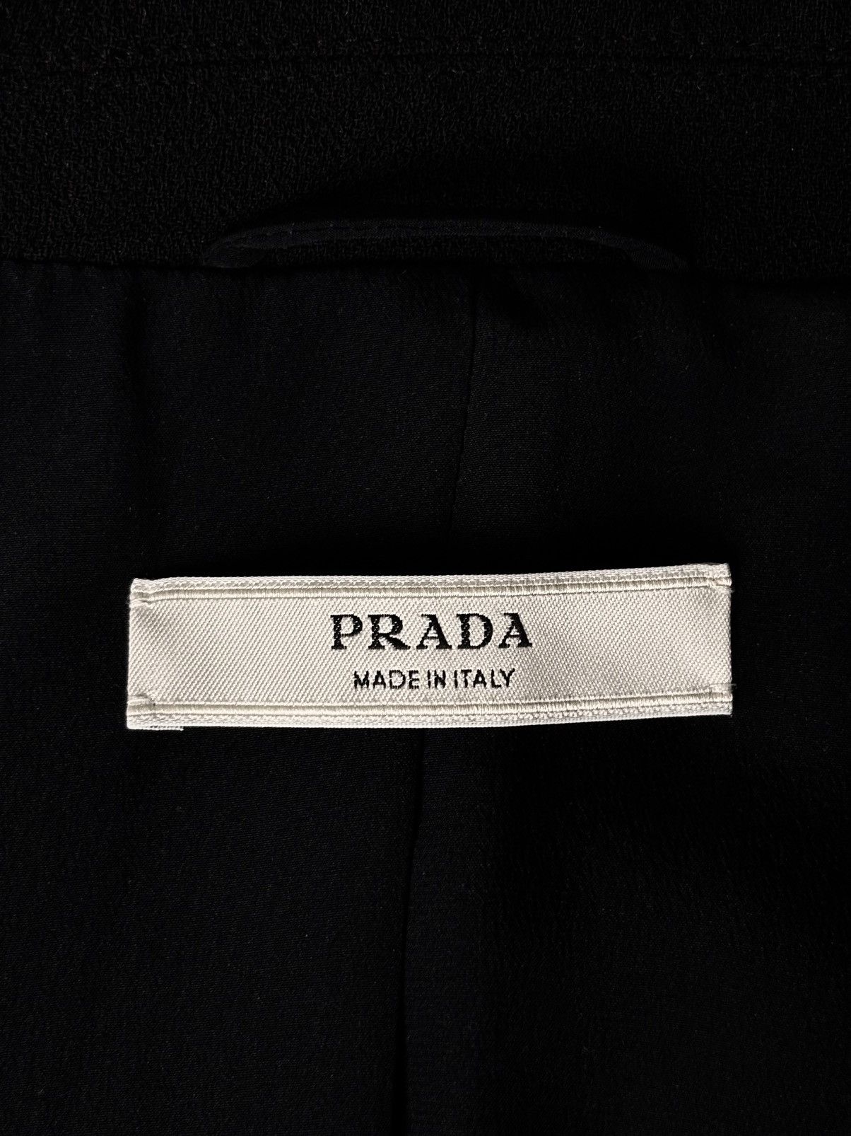 Prada Prada Black Jewel Embellished Cropped Wool Jacket Size M / US 6-8 / IT 42-44 - 12 Thumbnail