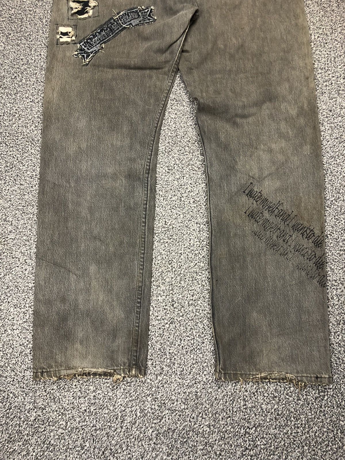 Japanese Brand × Levi's × Vintage Vintage Levis 511 Distressed Patches Kurt Cobain Style Jeans Size US 34 / EU 50 - 23 Thumbnail