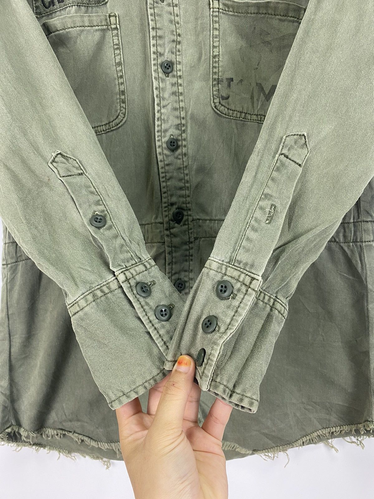 Japanese Brand Snidel USMC button ups shirt for womens Size S / US 4 / IT 40 - 13 Thumbnail