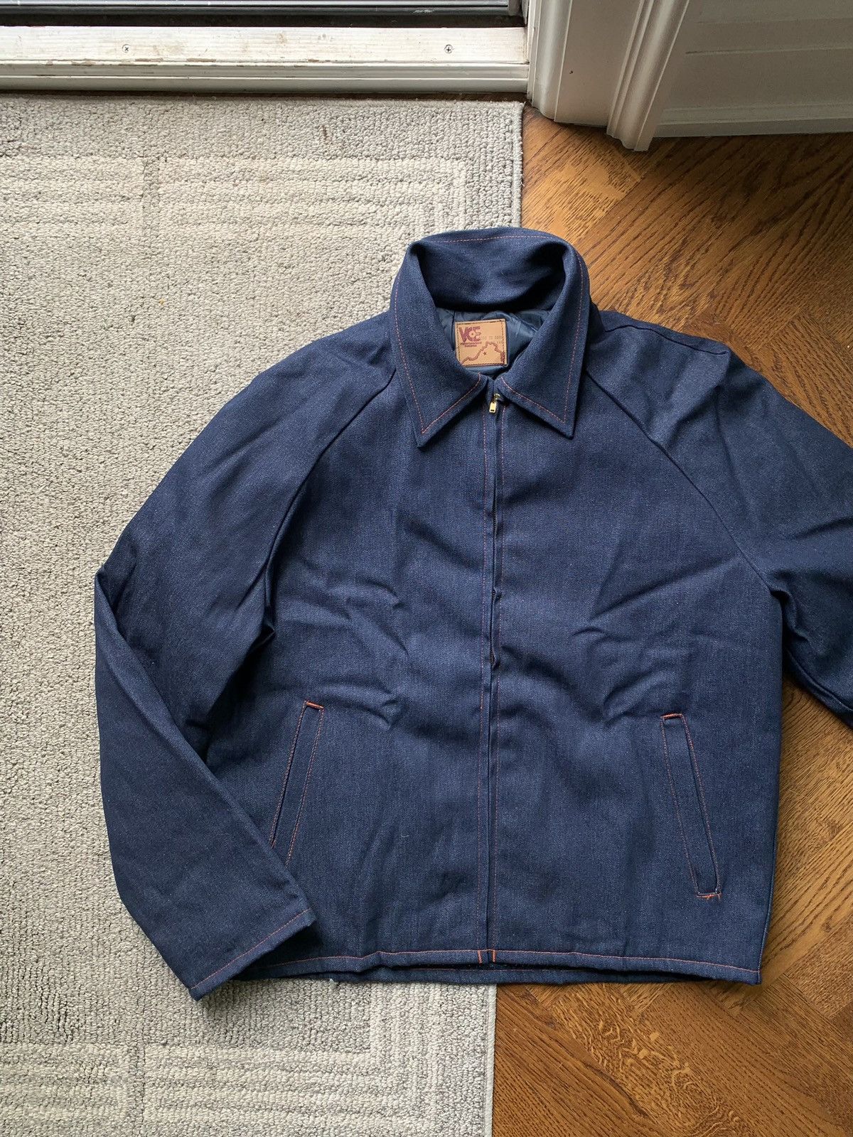 Other × Vintage 90s Prison Issue Work Jacket Vintage Jail Denim Detroit Coat Size US L / EU 52-54 / 3 - 1 Thumbnail