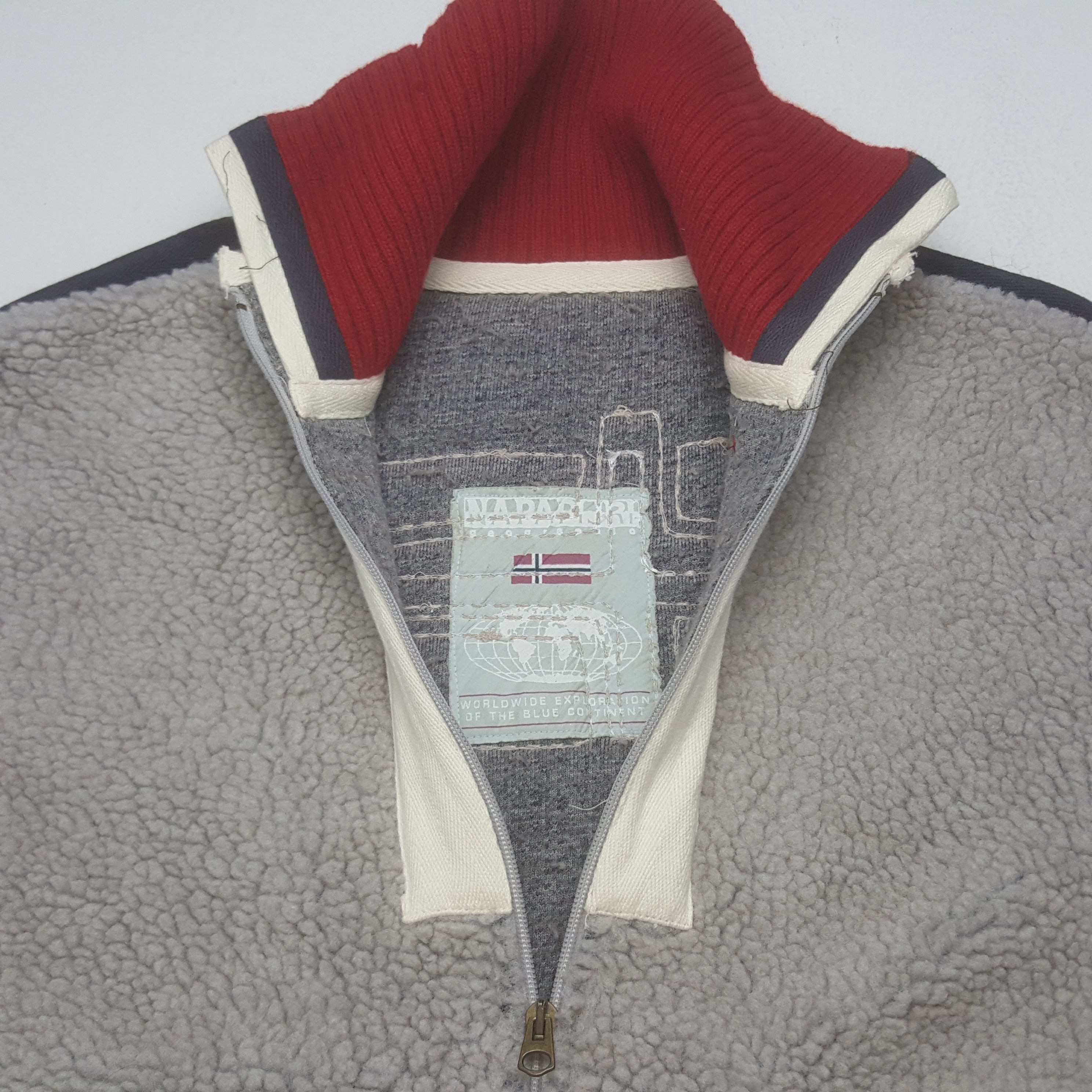 Napapijri × Vintage Vintage Napapijri Outdoor Activity Sherpa Jacket Size US M / EU 48-50 / 2 - 4 Thumbnail