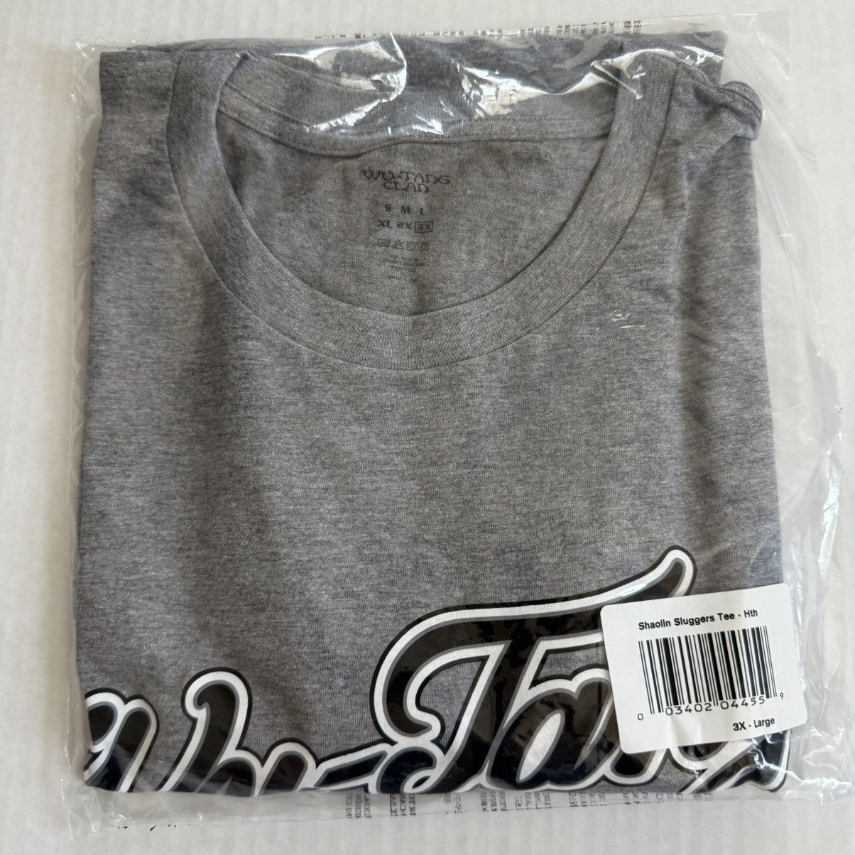 Wu-Tang Clan 🔴Wu-Tang Shirt Size 3XL WuTang Shaolin Sluggers Heather Gray Size US XXL / EU 58 / 5 - 11 Thumbnail