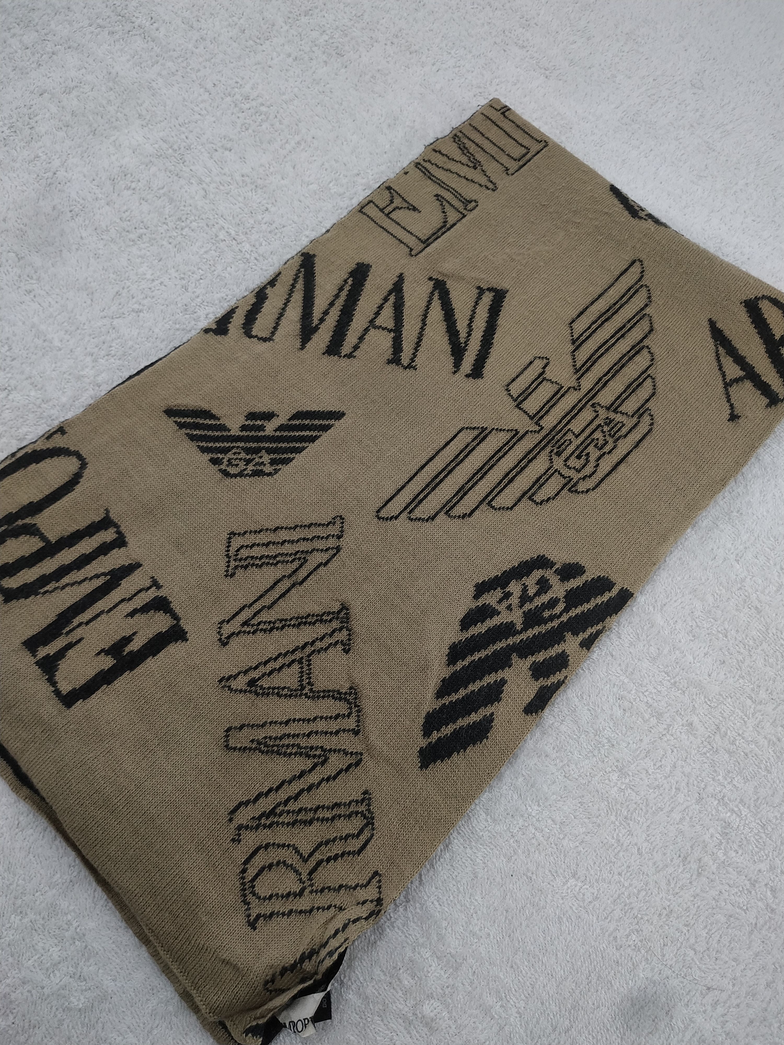 Emporio Armani Vintage Emporio Armani Scarf/Muffler/Neckwear MF539 Size ONE SIZE - 3 Thumbnail