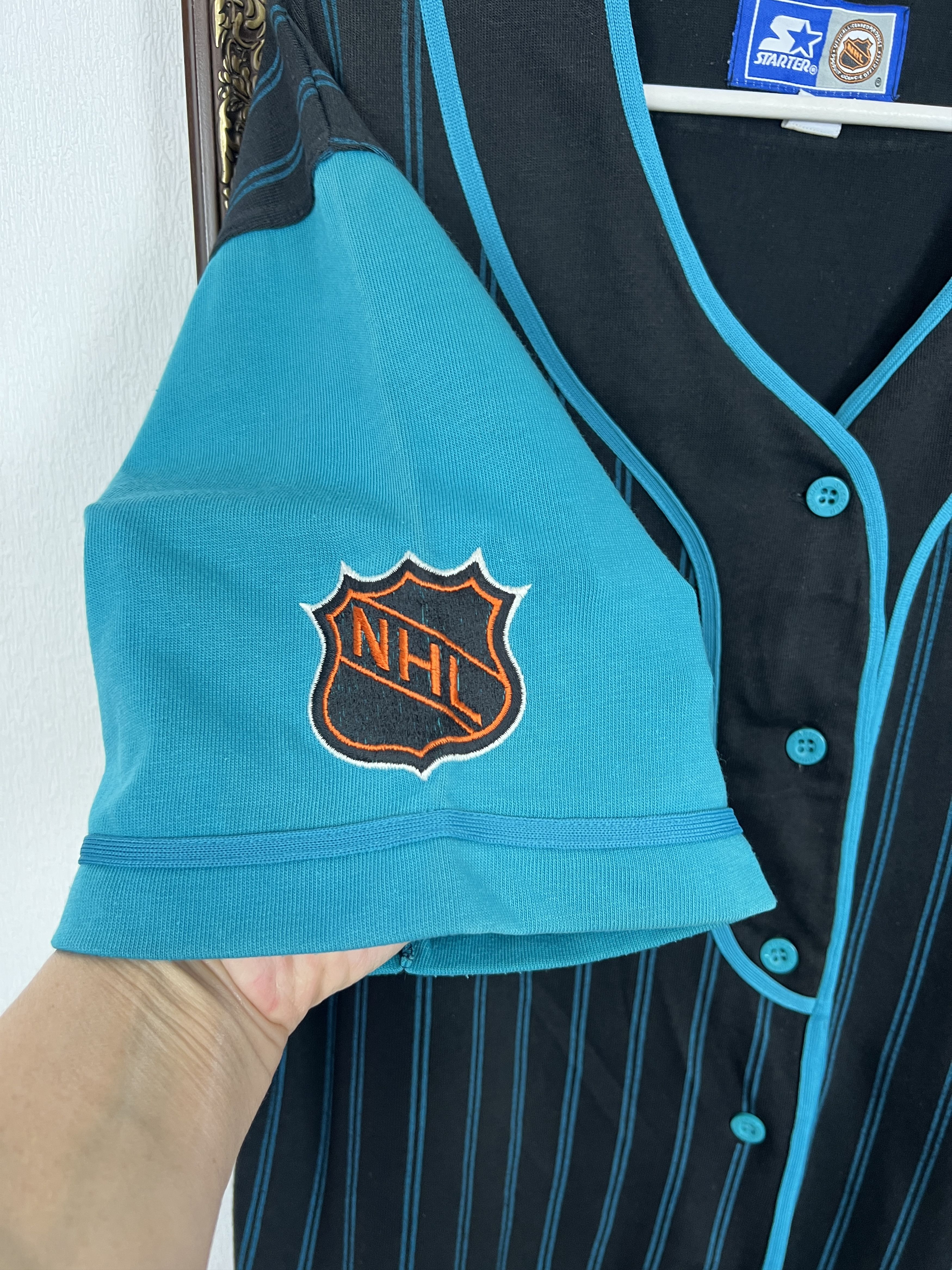 Starter Vintage Starter Anaheim Mighty Ducks Baseball Jersey Tee Size US M / EU 48-50 / 2 - 6 Thumbnail