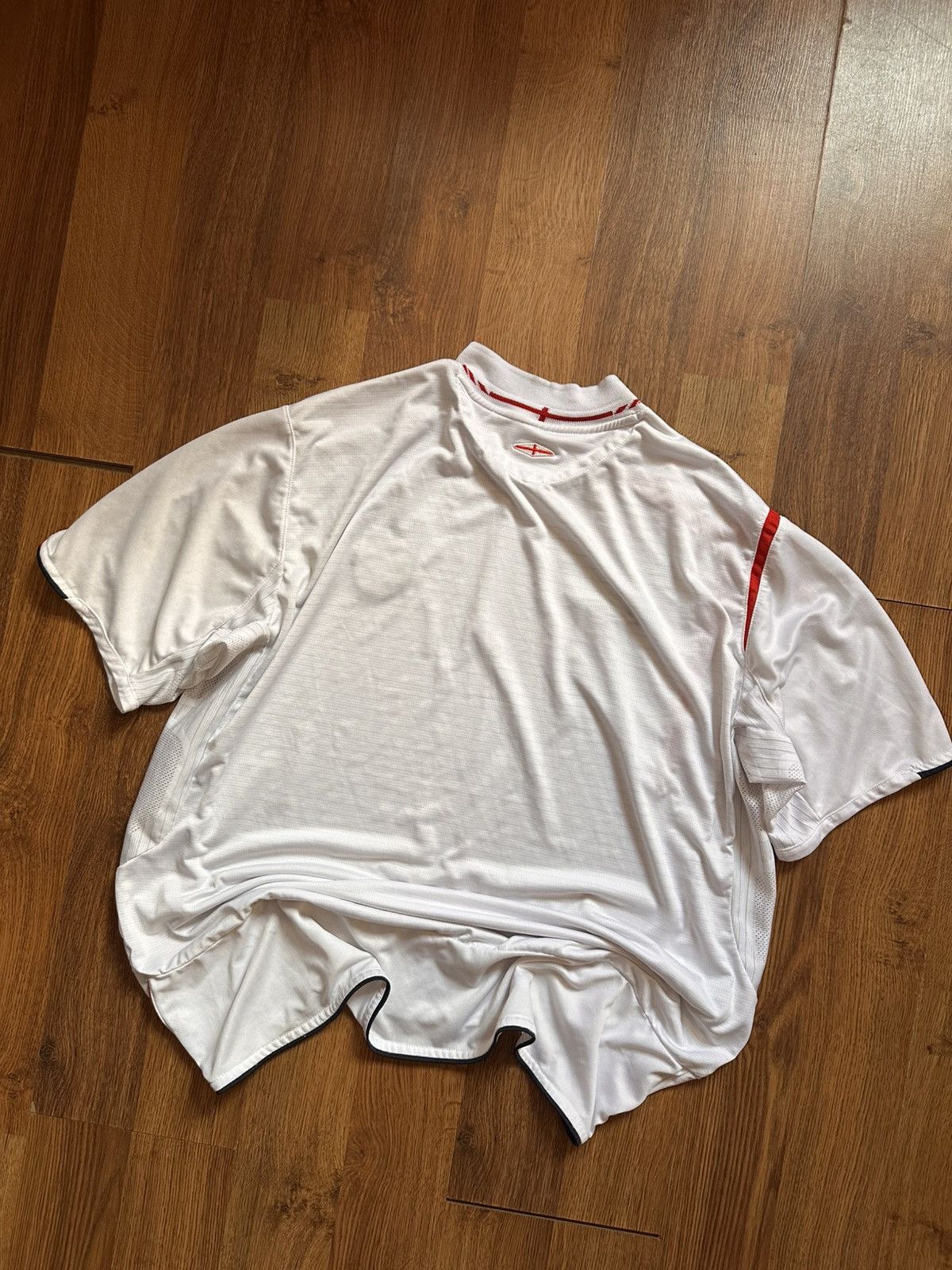 Umbro Vintage Umbro England Home Jersey 2007/09 - 3 Lions -Archive Size US XXL / EU 58 / 5 - 5 Thumbnail