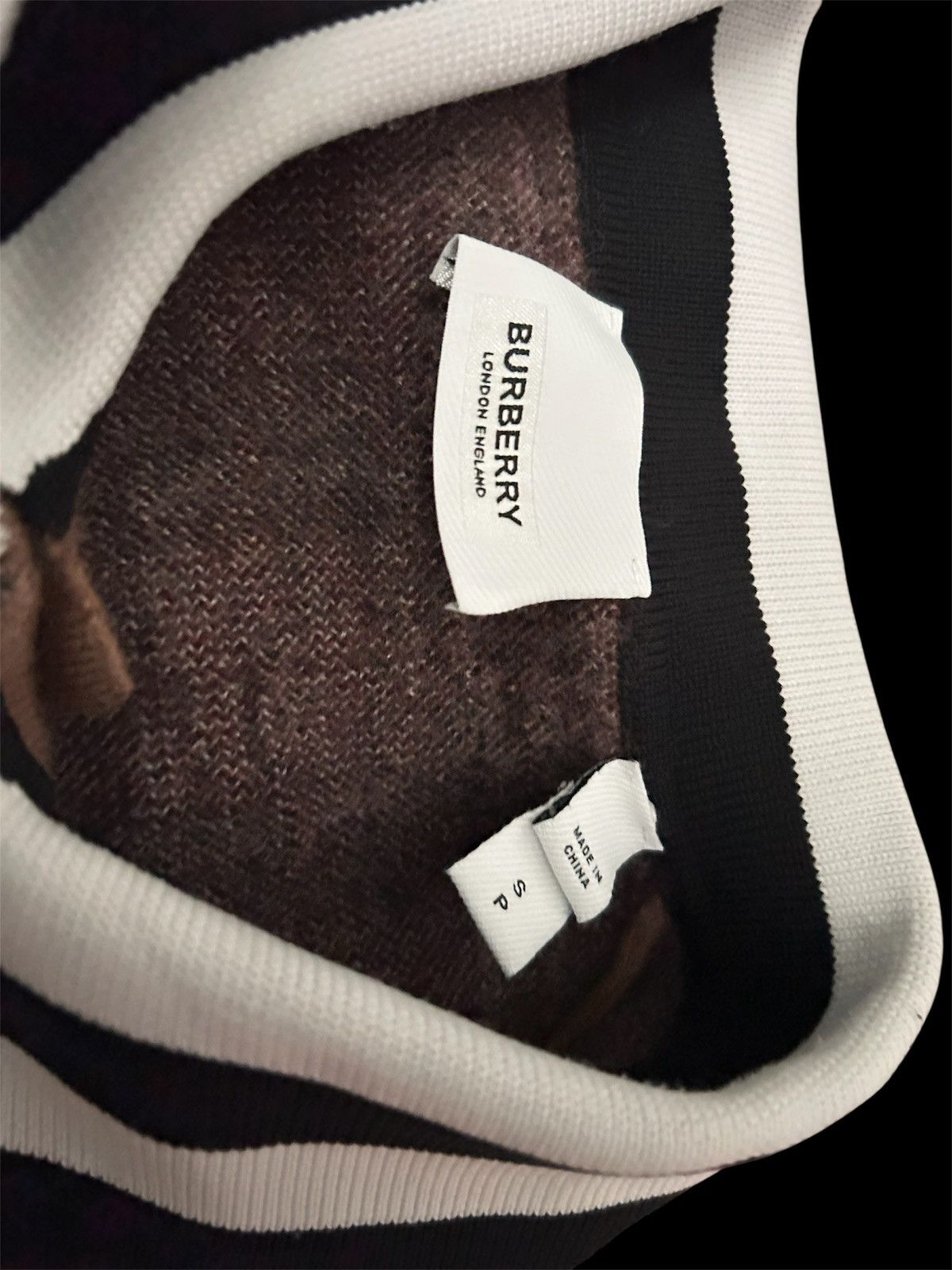 Burberry Burberry Monogram Wool Polo Shirt Size US XS / EU 42 / 0 - 4 Thumbnail