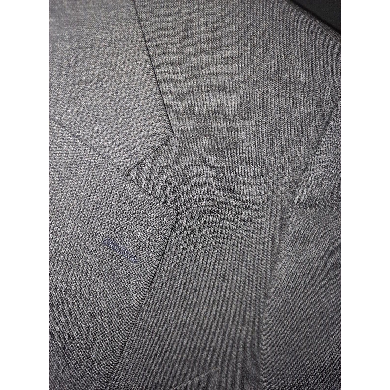 Club Room Clubroom Blazer 100% Wool Dark Gray with 2 Buttons Size 40R Size 40R - 2 Thumbnail