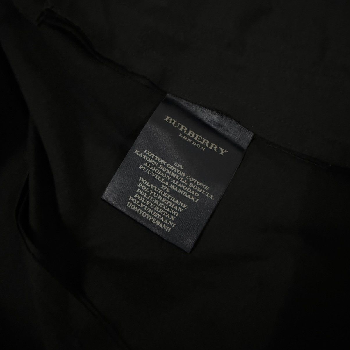 Burberry Burberry England Black Trench Coat Jacket Size L / US 10 / IT 46 - 9 Thumbnail