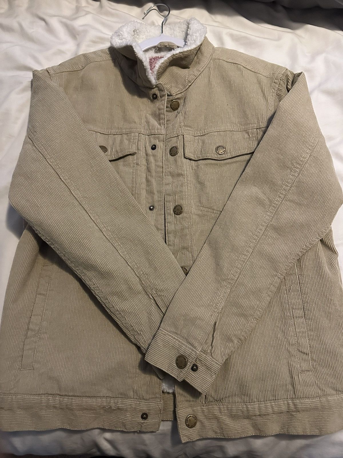 Brooklyn Cloth Khaki Sherpa Jacket Size US L / EU 52-54 / 3 - 2 Thumbnail