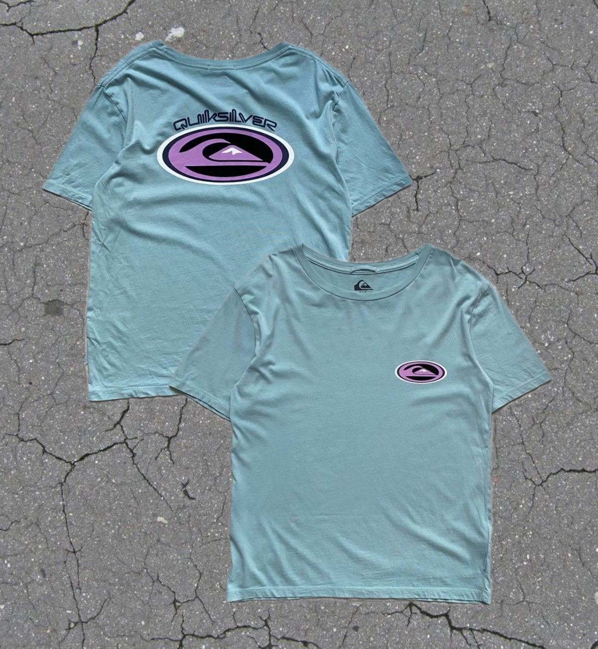 Quiksilver 🏄🏽‍♂️ Quicksilver logo tee surfing team t-shirt Size US S / EU 44-46 / 1 - 1 Thumbnail