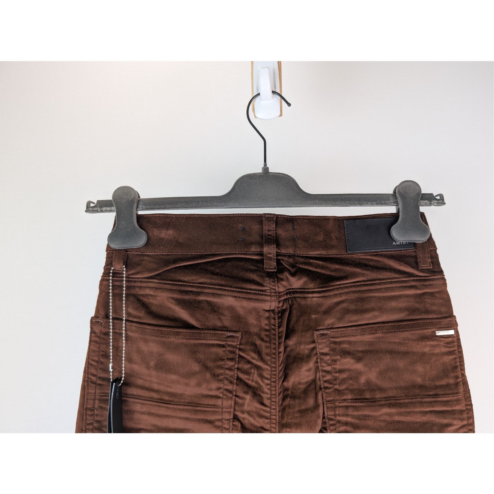 Amiri o1rshd1 Velour Flare Stack Pants in Chocolate Size US 30 / EU 46 - 12 Thumbnail