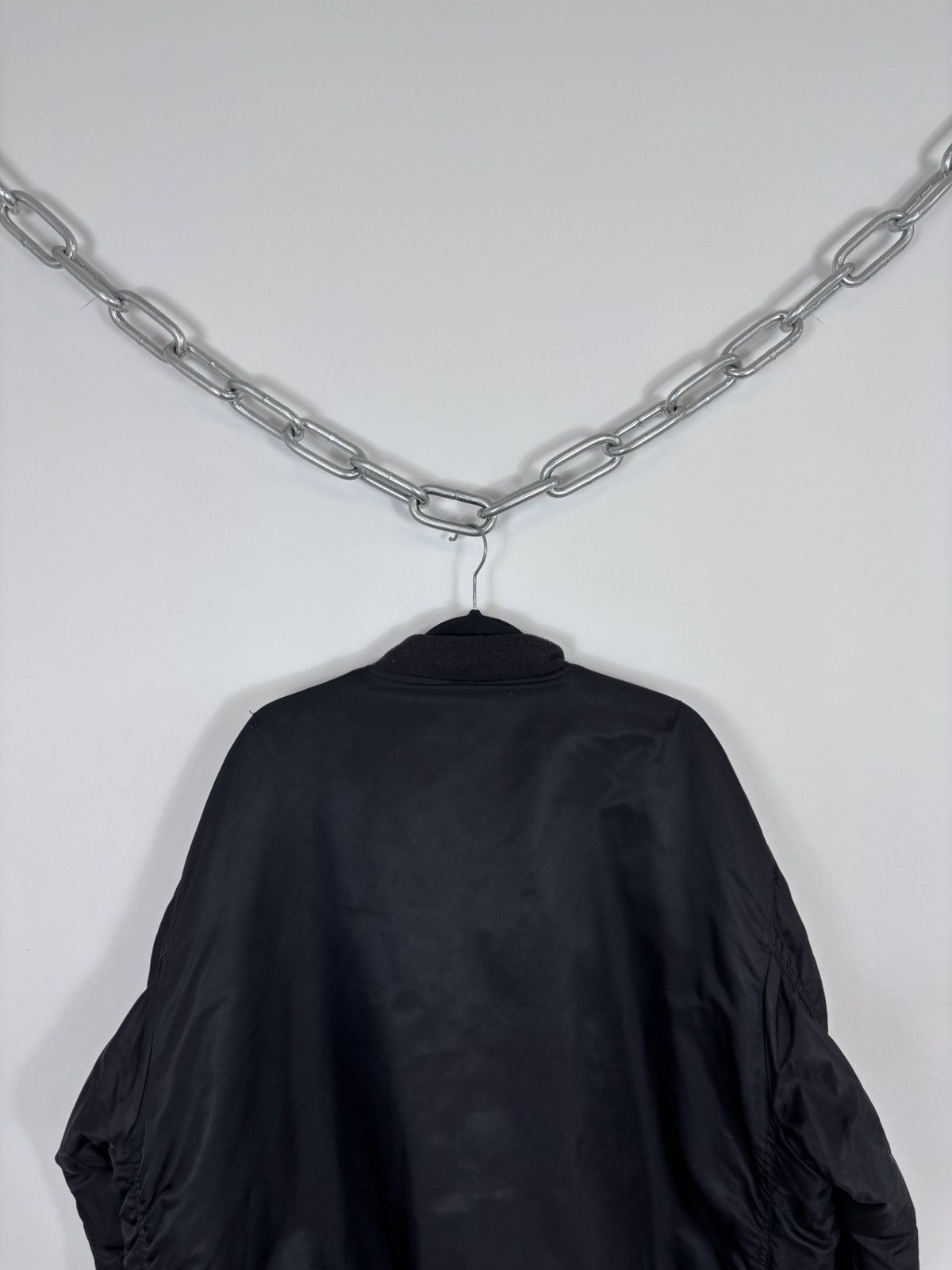 Other Hellfire Club Vintage Black Racing MA-1 Flight Bomber Jacket Size US XXL / EU 58 / 5 - 21 Thumbnail